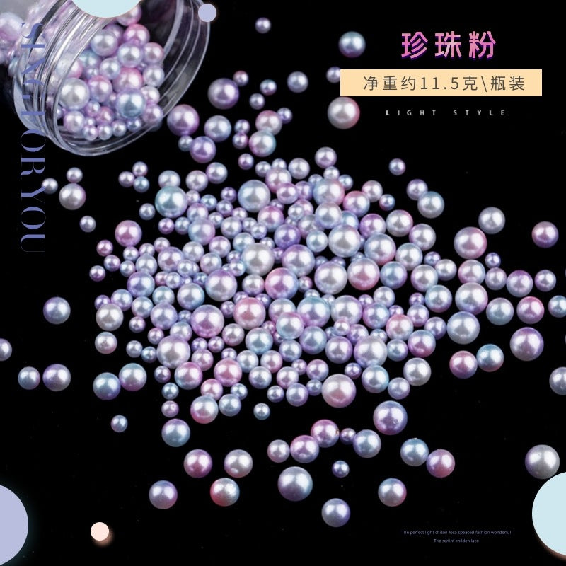 Wholesale DIY Crystal Dropping Gel Fruit Soft Pottery Candy Accessories  In Globe Balls Snow Stars Pearl Flowing Sand Filler